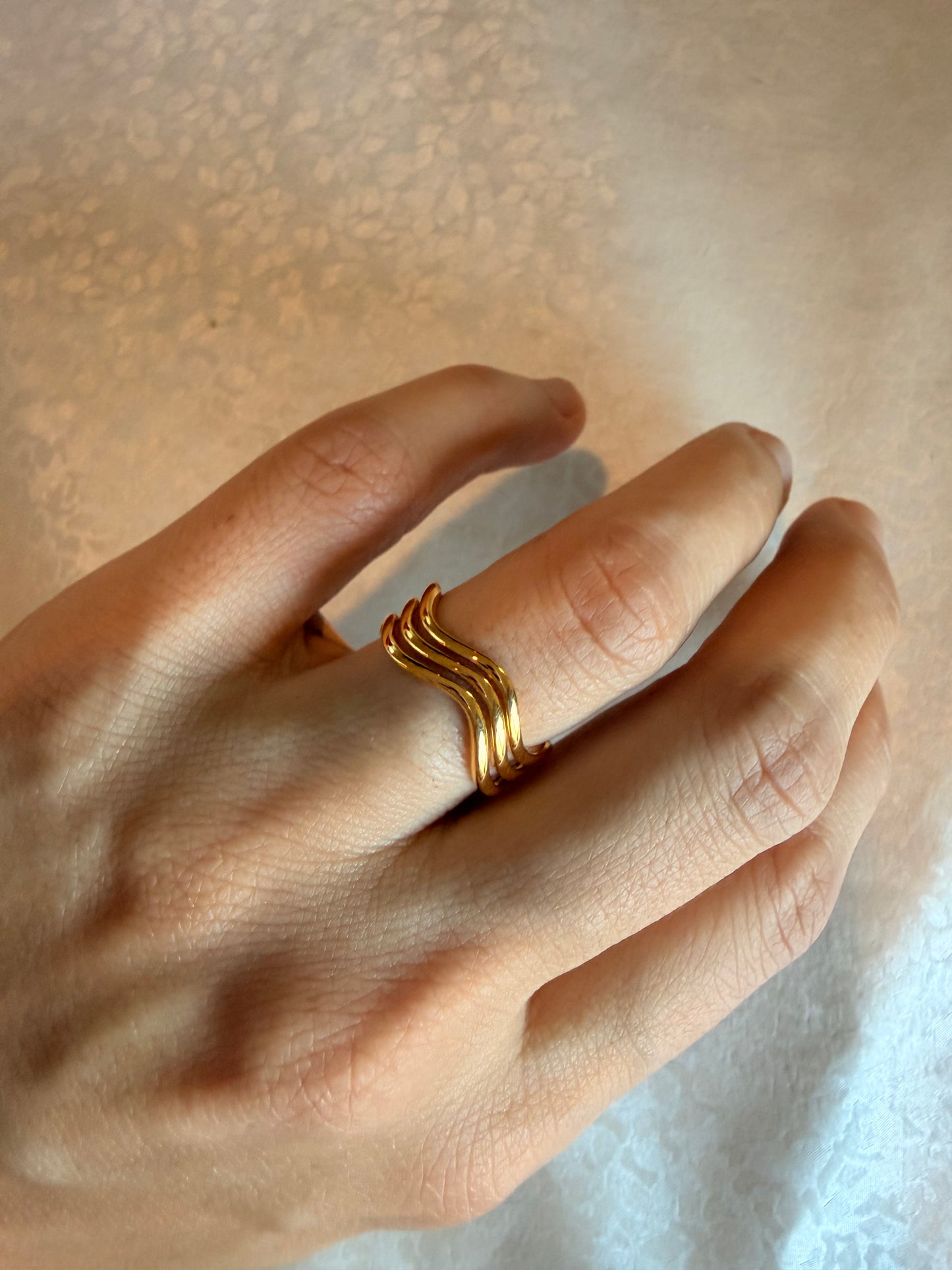 24k gold ring