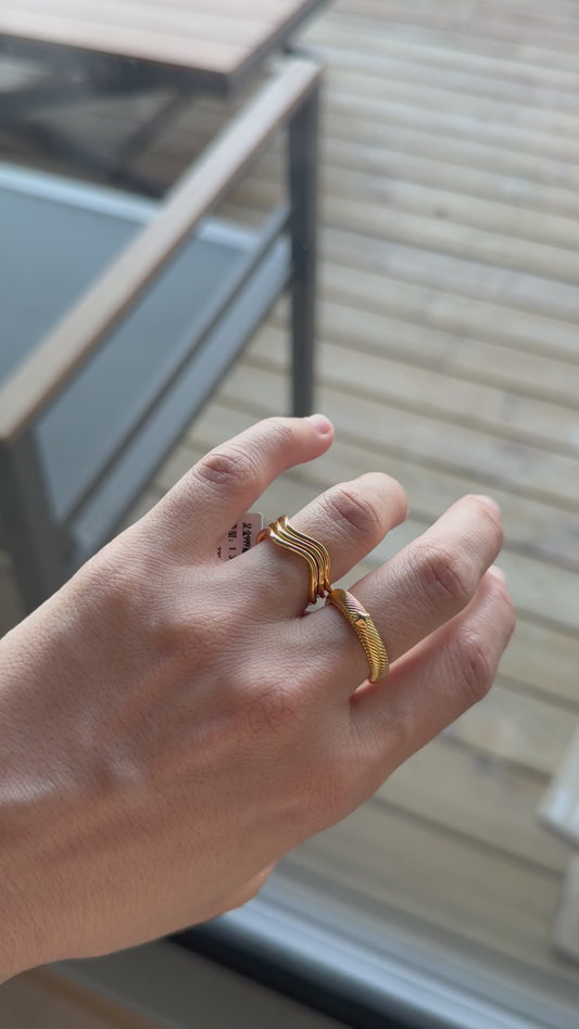 24k gold ring